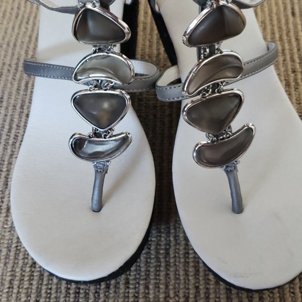 Wedge sandals- 9 NEW